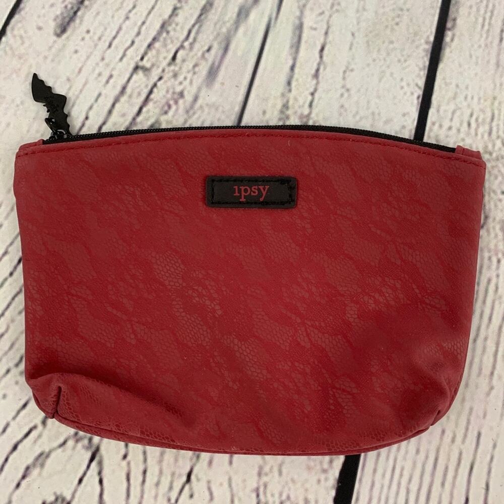 IPSY make up bags bundle and save! Burgundy black